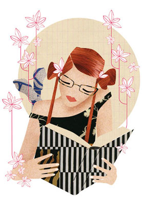 olga-olga illustrations lectrice